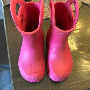 Crocs Rainboots Size 8